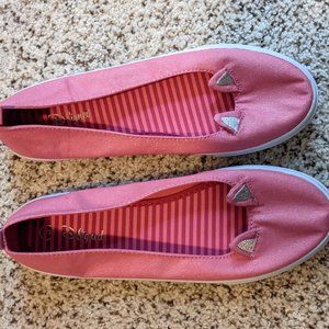 Disney pink cat ear shimmer shoes